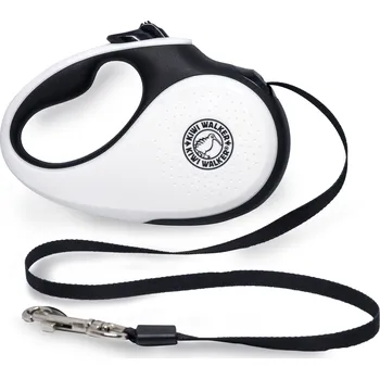 Vodítko pro psa Vodítko samonavíjecí 50kg/5m černobílá Kiwi