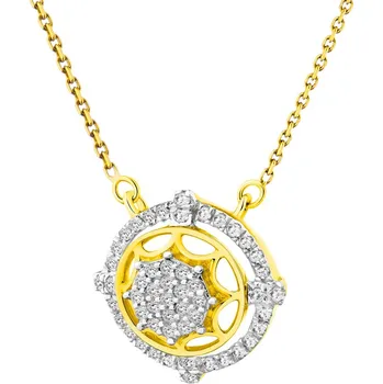 Náhrdelník Zlatý náhrdelník s diamanty - 0,15 ct - ryzost 585 - 160.547