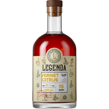 Likér Legenda Fernet Citrus 27% 0,7l