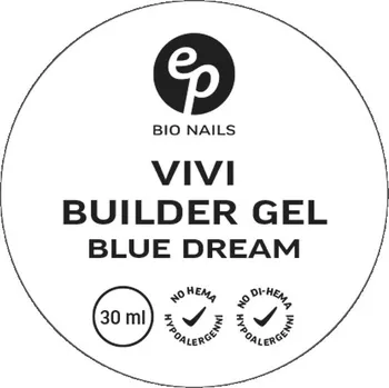 BIO NAILS VIVI BLUE DREAM modelovací hypoalergenní gel Objemy: 30 ml
