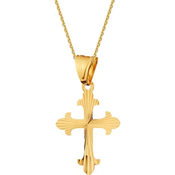 Přívěsek Zlatý přívěsek - kříž - AP529-2497