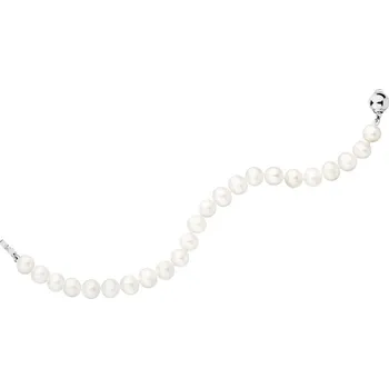 Náramek Stříbrný náramek s perlami - AP120-0361