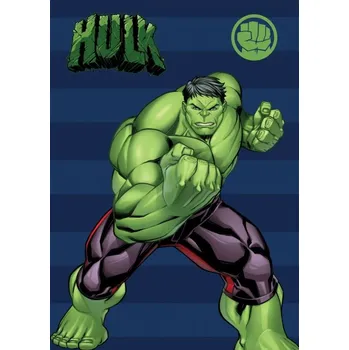 Dětská deka Dětská deka flísová Avengers Hulk 100x140 cm