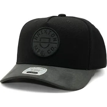 Kšiltovka Kšiltovka Brixton Crest C MP Snapback - Black/Black/Black