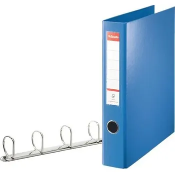 Esselte plast. kroužk. pořadač VIVIDA, 4DR/40mm, hřbet 60 mm, modrá 82405