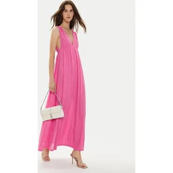 Dámské šaty Gina Tricot Letní šaty 22141 Růžová Regular Fit XXL