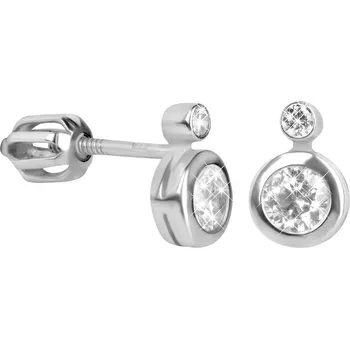 Šperk Brilio Silver Stříbrné náušnice s čirými krystaly 436 001 00440 04 + 2 měsíce na vrácení zboží