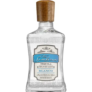 Tequila Tres Sombreros Tequila Blanco 38% 0,7l