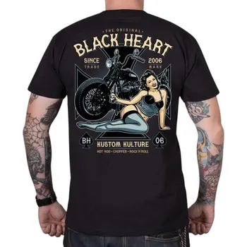BLACK HEART Triko Ava černá - XXL