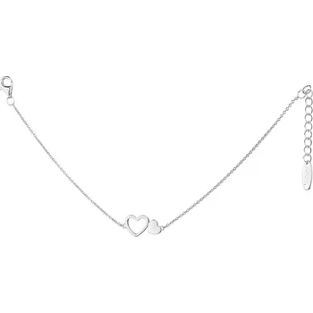 Náramek Stříbrný náramek - srdce - AP528-5292