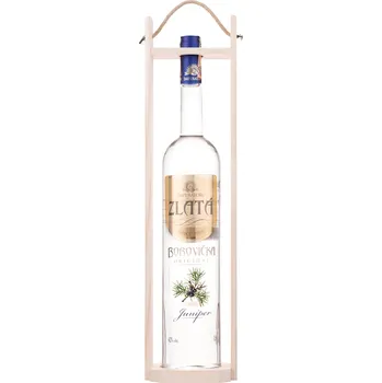 Pálenka Imperátor Borovička Zlatá 1,5l 42% (dárkové balení kazeta)