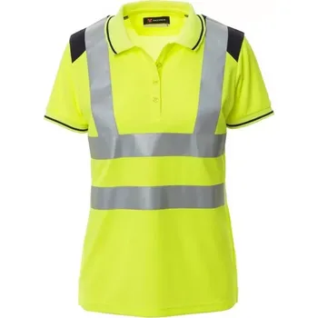 Dámské tričko PAYPER GUARD+LADY HV polokošile krátký rukáv DÁMSKÁ - žlutá_navy S