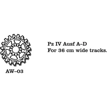 Plastikový model 1/35 AW-03 Pz IV A-D - Friul Model