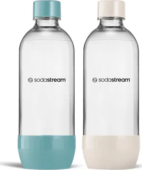 Příslušenství pro výrobník sody SodaStream Jet DuoPack sada lahví 2x 1 l modrá/písková