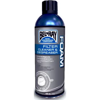 aditivum Bel-Ray Čistič filtru Bel-Ray FOAM FILTER CLEANER & DEGREASER (400ml sprej)