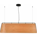 FARO STOOD závěsné svítidlo, černá a dřevo, 5L