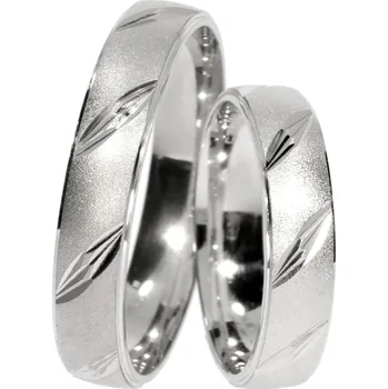 Prsten Zlatnictví Helios Stříbrné snubní prsteny FG-109/AG