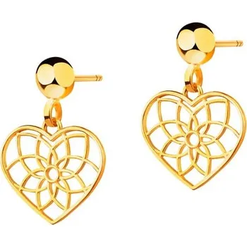 Náušnice Zlaté náušnice - srdce - AP532-2690