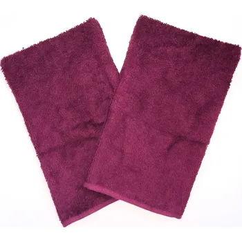 Froté žínka 16x24 cm vínová