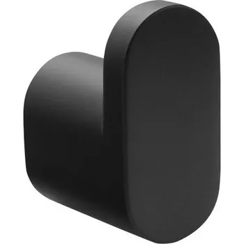 Sada koupelnových doplňků Sapho FLORI háček, černá mat