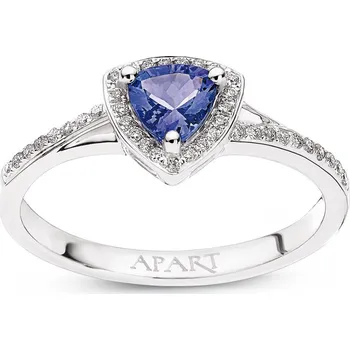 Prsten Prsten z bílého zlata s brilianty a tanzanitem - ryzost 585 - 103.224