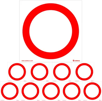 Značení Walteco Zákaz vjezdu, 150x150mm, plastová tabulka Množství: 10 ks