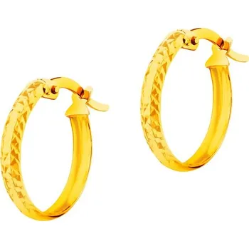 Náušnice Zlaté náušnice - kroužky, 15 mm - AP533-1505