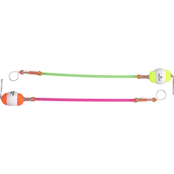 Signalizátor záběru Mikado SIGNALIZÁTOR - HANGER S POLYSTYRENEM A HADIČKOU 25cm VEL. L - ČERVENÉ A ŽLUTÉ - 10 ks