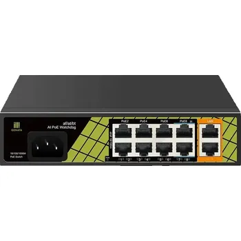 Switch Conexpro Conexpro GNT-P1210SG, PoE switch, 10x LAN, 8x PoE
