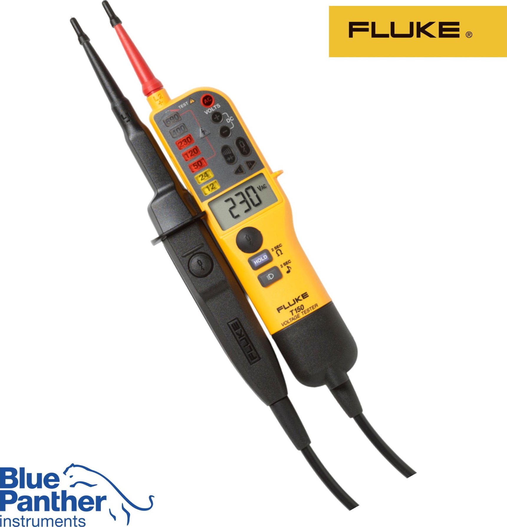 Zkoušečka napětí FLUKE T150