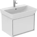Ideal Standard Connect Air - Skříňka pod umyvadlo Cube 65 cm, 58x41x40 cm, lesklá bílá/bilá mat E0847B2