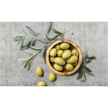 Obklad Obkladový panel do kuchyně mySpotti Profix beton a olivy 100 x 60 cm PX-10060-1506-HB