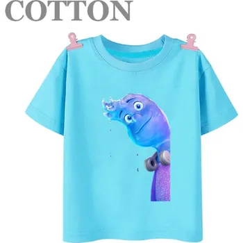 Disney Dětské bavlněné tričko s motivem oblíbeného animovaného filmu "Elemental"- Wade Ripple Barva: 2023092010- Modrá, Velikost: 11-12 let