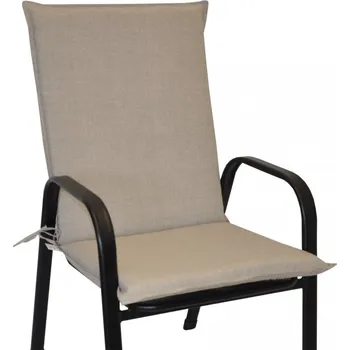 Podsedák Polstr na křeslo z tahokovu UNI látka tmavě béžový melír