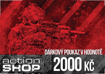 Dárkový poukaz Actionshop - 2000 Kč