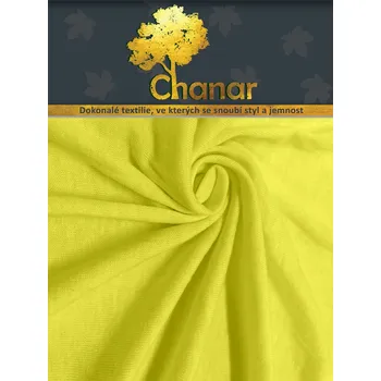 Prostěradlo Top textil Prostěradlo Jersey Lux do postýlky 70x140 cm žlutá