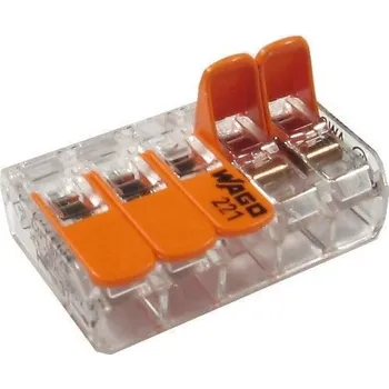 Svorka WAGO, 5x0,2-4 mm2 s páčkou