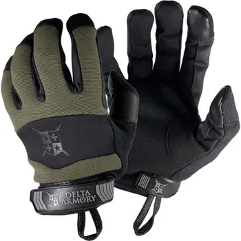 Sportovní střelba Rukavice Delta Shooter (oliva) - Delta Armory Velikost: XL