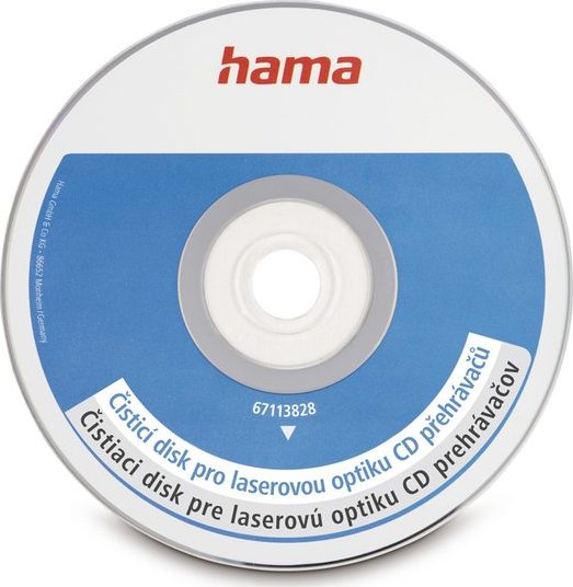 Hama CD čisticí disk, s čisticí kapalinou a úložním obalem
