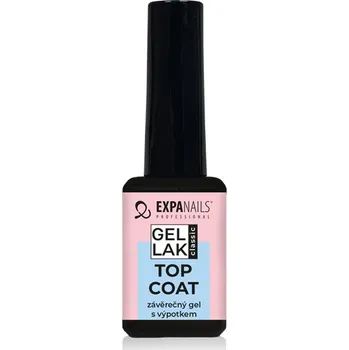Lak na nehty UV/LED gel - Top coat Classic 11 ml - závěrečný