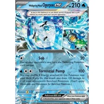 Karetní hra Pokémon TWM 064/167 Wellspring Mask Ogerpon ex - Twilight Masquerade