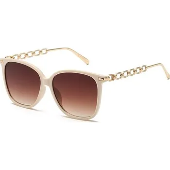 Sluneční brýle VG Luxury dámské hranaté Sluneční brýle Smetanové Olympic eyewear VG29609s04