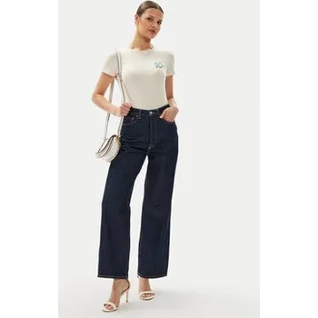 Pánské tričko Guess T-Shirt Flowers W4YI30 J1314 Žlutá Slim Fit XS