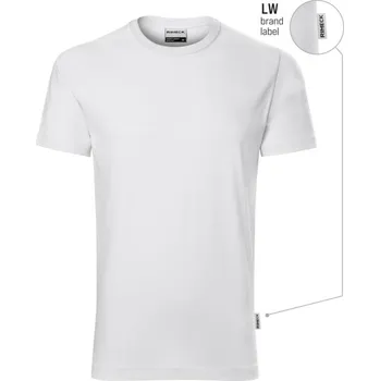 Pánské tričko RIMECK Tričko Resist R01, krátký rukáv, pánské MAL-R01LW16 XL Bílá (s labelem)