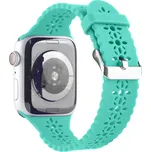 Řemínek s perforováním a přezkovým zapínáním pro Apple Watch 38/40/41/42(S10)mm Barevná varianta: Tyrkysový