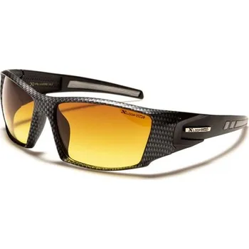 X-LOOP obdélníkové sluneční brýle HD+ Černý carbon Olympic eyewear 97k-cube