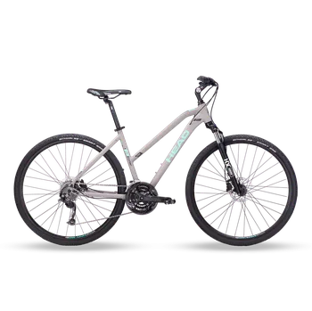 Horské kolo Dámské krosové kolo Head I-Peak 2.0 JOY, grey matt/mint Velikost rámu: 46cm