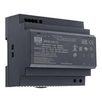 Adaptér k notebooku Mean well Zdroj HDR-150-12 Průmyslový napájecí spínaný, 12V, 150W, na DIN