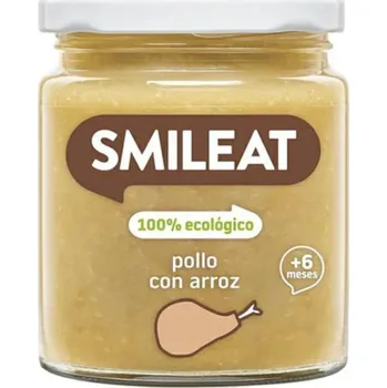 Smileat příkrm kuře s rýží a zeleninou s extra panenským olivovým olejem, 6M+, BIO, 230 g