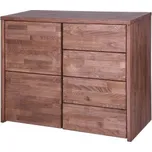 Komoda kombinovaná, malá, buk cink